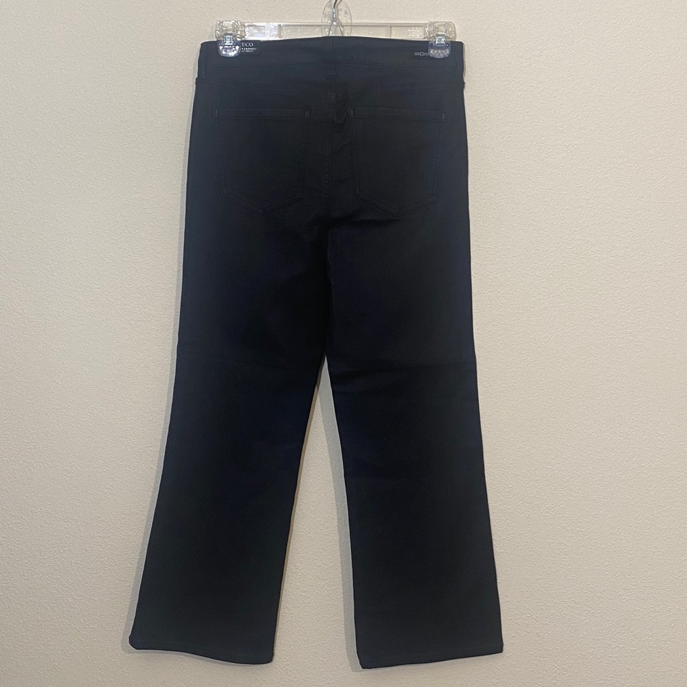 LIVERPOOL Hannah Crop Flare Coated Jean Pants MSRP $109 Women's Size 12/31 - Picture 3 of 9